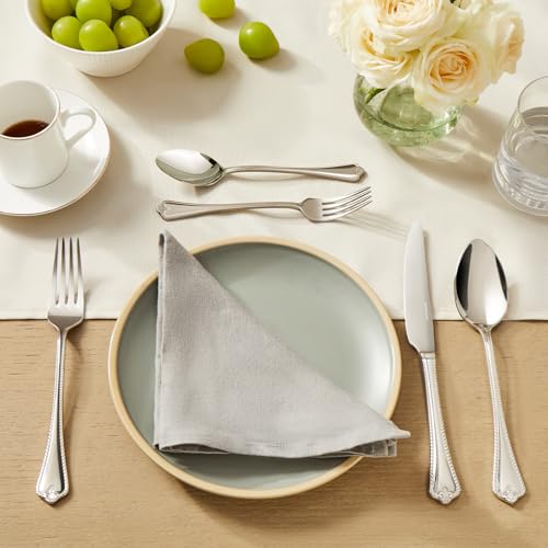 KINGSTONE-Silverware-Set-20-piece-1810-Stainless-Steel-Flatware-Set-Cutlery-Set-for-4-for-Kitchen-Home-Wedding-Party-Mirror-Polished-and-Dishwasher-Safe-Featured-Gifts KINGSTONE Silverware Set 20 piece 1810 Stainless Steel Flatware Set Cutlery Set for 4 for Kitchen Home Wedding Party Mirror Polished and Dishwasher Safe Featured Gifts