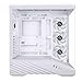 Lian Li V100 ATX Mid-Tower PC Case, 4 x 120mm ARGB PWM Fans Pre-Installed, LED RGB Strip, Display Platform with Tempered Glass, Support 420mm GPUs, 360mm Radiator, Optimized Airflow - White (V100RW)