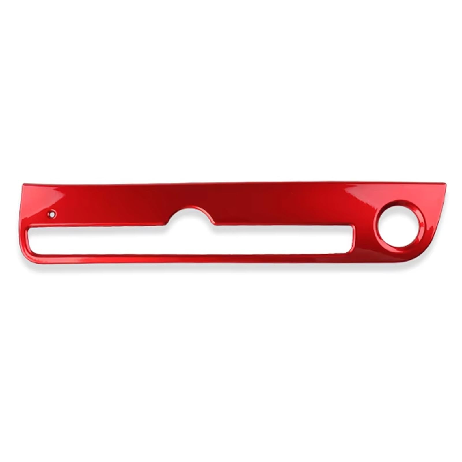Button Trim Compatible with Hyundai for Elantra CN7/CN7 N One-piece Car Start/Stop Carbon Fiber Textured Button Cover(RHD for Red)