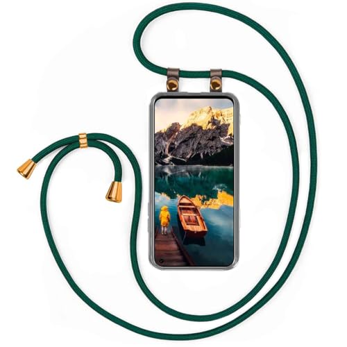 Chaîne de téléphone Honor 20 Pro avec coque antichoc et sangle verte