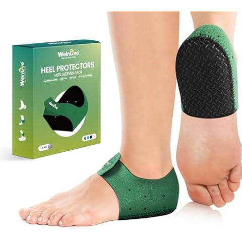 Welnove Anti-Slip Heel Cups for Pain Relief Cover