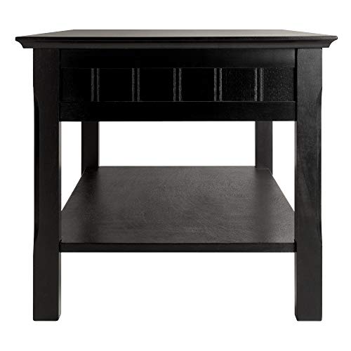 Winsome Timber Occasional Table, Black, 38 Inches #TOP4
