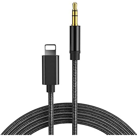 Aux Cord for iPhone 13/12/X/XS/11/11 Pro/11 Pro Max/8/8Plus/7/7Plus Aux Cable for Car 3.5mm Aux Cable Premium Aux Audio to Car Stereo/Speaker/Headphone Adapter Support All iOS System Cover