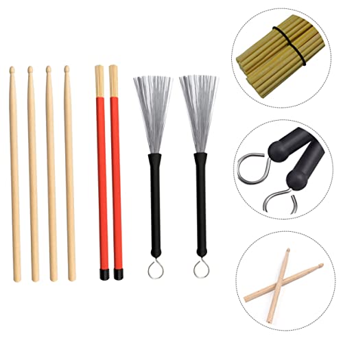 Levemolo Set de Baquetas de Maple y Cepillo para Percusión miniatura 5