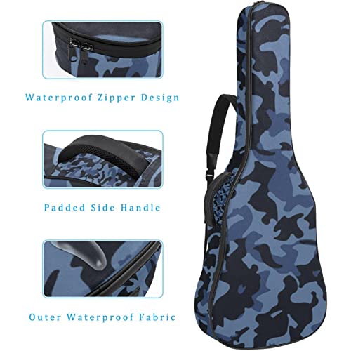 Étui de protection rembourré pour guitare classique acoustique Motif fleurs blanches Bleu, Multicolore 04, 42.9×16.9×4.7… - Les Beatles, Paul McCartney, John Lennon, RIngo Starr, George Harrison Étui de protection rembourré pour guitare classique acoustique Motif fleurs blanches Bleu, Multicolore 04, 42.9x16.9x4.7… – Image 5
