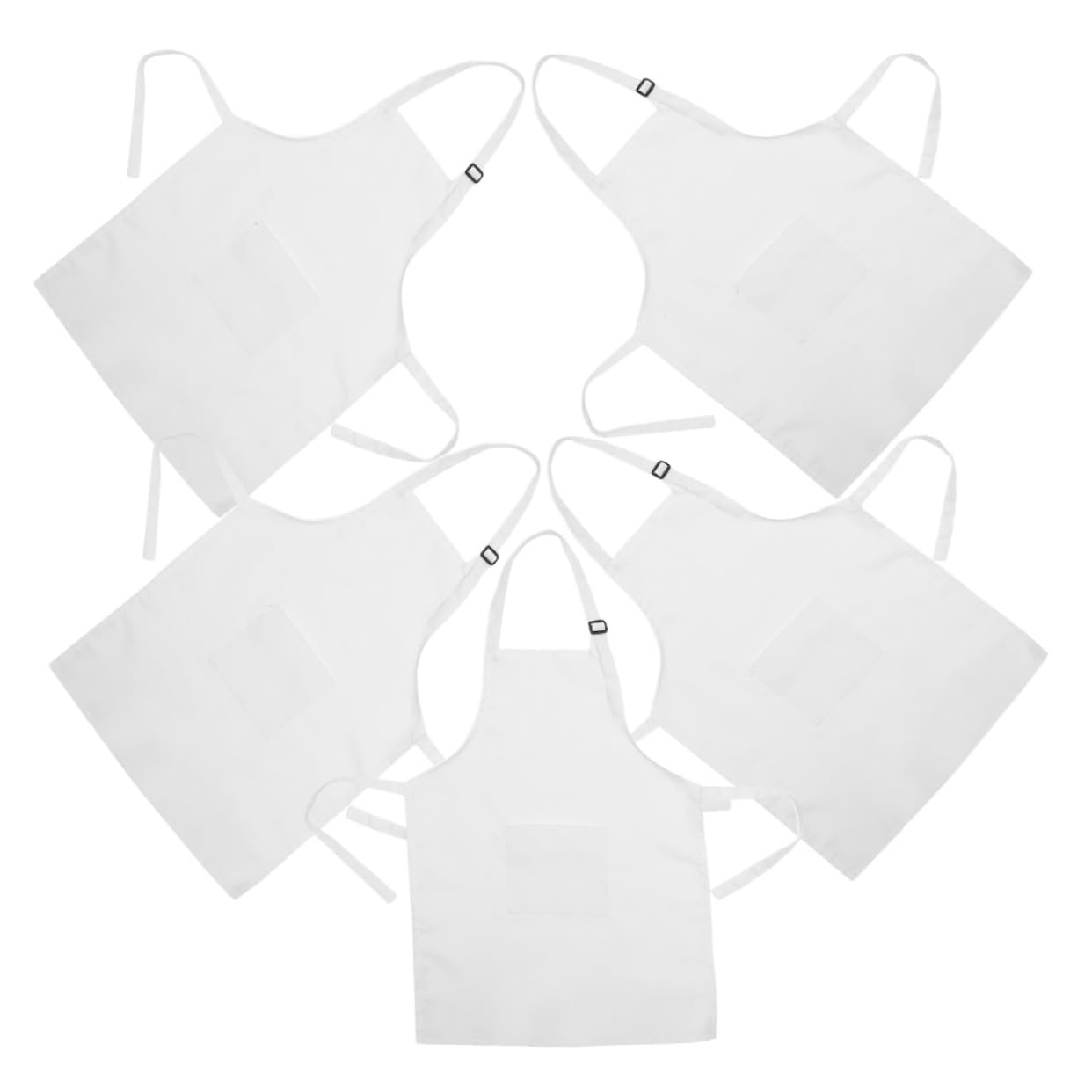 5pezzi Grembiule Regolabile Per Ragazzo Ragazza Resistente All Usura Per Attività Di Pittura e Lavoretti Creativi Anni