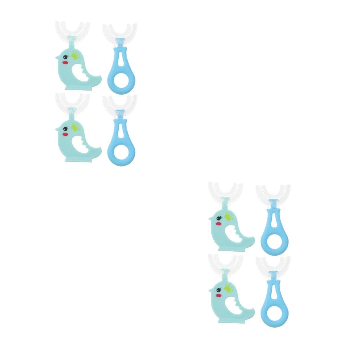 Healeved 2 Set Spazzolino Manuale Per Spazzolino Elettrico Per Dentifricio Per Strumento Per L'igiene Orale Pulisci Denti Per Blue 4 Pezzi * 2