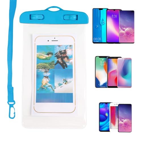 Bolsa impermeable para teléfono, bolsa para teléfono celular, para natación, pantalla táctil, transparente, para pesca, ciclismo, kayak, esnórquel, natación, rafting, camping