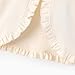PATPAT Girls Cardigan Bolero Size 8-9 Years Apricot Kids Long Sleeve Knit Ruffle Open Front Button Closure Cover Up Cropped Tops Girl Clothes