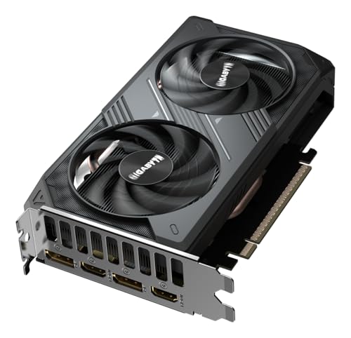 GeForce RTX 5050 WINDFORCE OC 8G Scheda Grafica - 8GB GDDR6, 128bit, PCI-E 5.0, 2587MHz Frequenza core, 2 x DP, 2 x HDMI, NVIDIA DLSS 4, GV-N5050WF2OC-8GD - Scheda video - Immagine 3