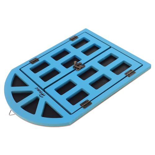 OFFSCH Wooden Window Chalkboard Retro Signs Blackboard for Home Decor 1pc Wall Mounted Blackboard