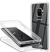 Transparent Case günstig Kaufen-CHIMUCO Hülle für Samsung Galaxy S9 Handyhülle 360 Grad, Transparent Full Schutz Kratzfest Dünn Durchsichtige Case Silikon Schutzhülle, Hart PC Zurück + Weich TPU Vorderseite