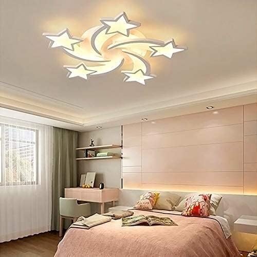 Luces de la Isla, Lámpara de araña de acrílico Moderna, iluminación Colgante rústica de Lujo Blanca, Luces de Techo LED compatibles con Sala de Estar, Dormitorio, Comedor [Clase energética A++] Ilumi