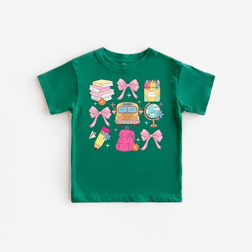 Coquette School Shirt,Back to School Shirts,Teacher Coquette Pink Bow T-Shirt,Cute Teacher Gift,First Day of School Tee2