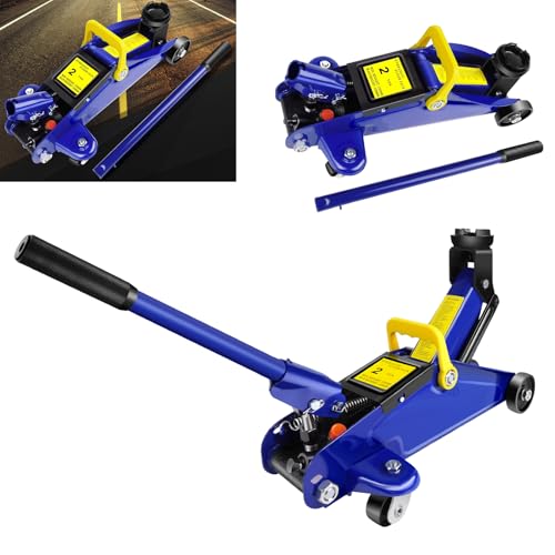 Trolley Jack Car Jack Car Trolley Lift Jack Low Profile Floor Jack,Jack Stand Car Jack Kit with Lift Range 5.5