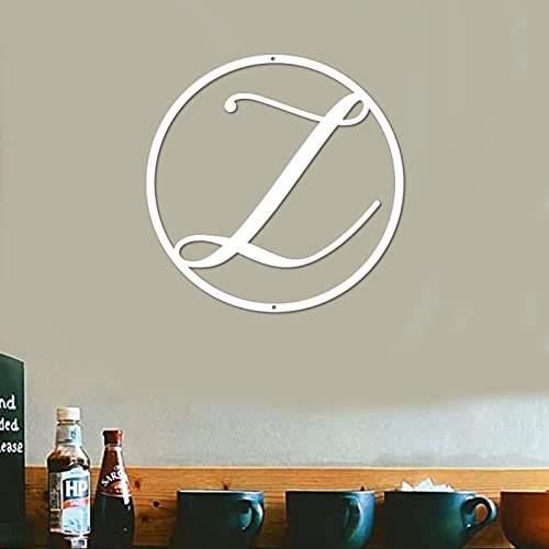 Cadeaux pour l'extérieur lettres monogramme Z en métal noir
