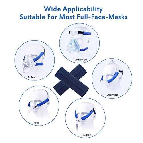 4 Pack Cpap Strap Covers ,Cpap Face Cushion Pads, Cpap Strap Comfort Pads, Cpap Mask Cover Compatible For Full Cpap Mask To Reduce Headgear Pressure And Cheek Red Marks And Discomfort #TOP3