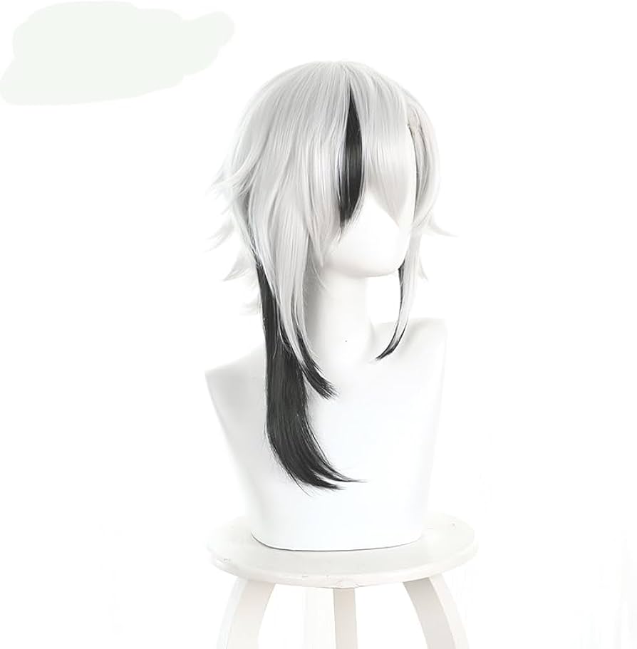 Amazon.co.jp: コスプレ ウィッグ アルレッキーノ 召使い 愚人衆