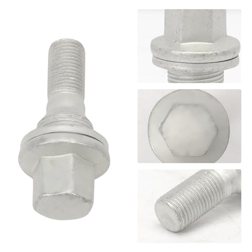 AUROLYNNE Radschraube Radbolzen M12x1,25 Flachbund für Berlingo C2 C3 Picasso 106 206 207 C4 C5 C6 Jumpy Mokka Vivaro