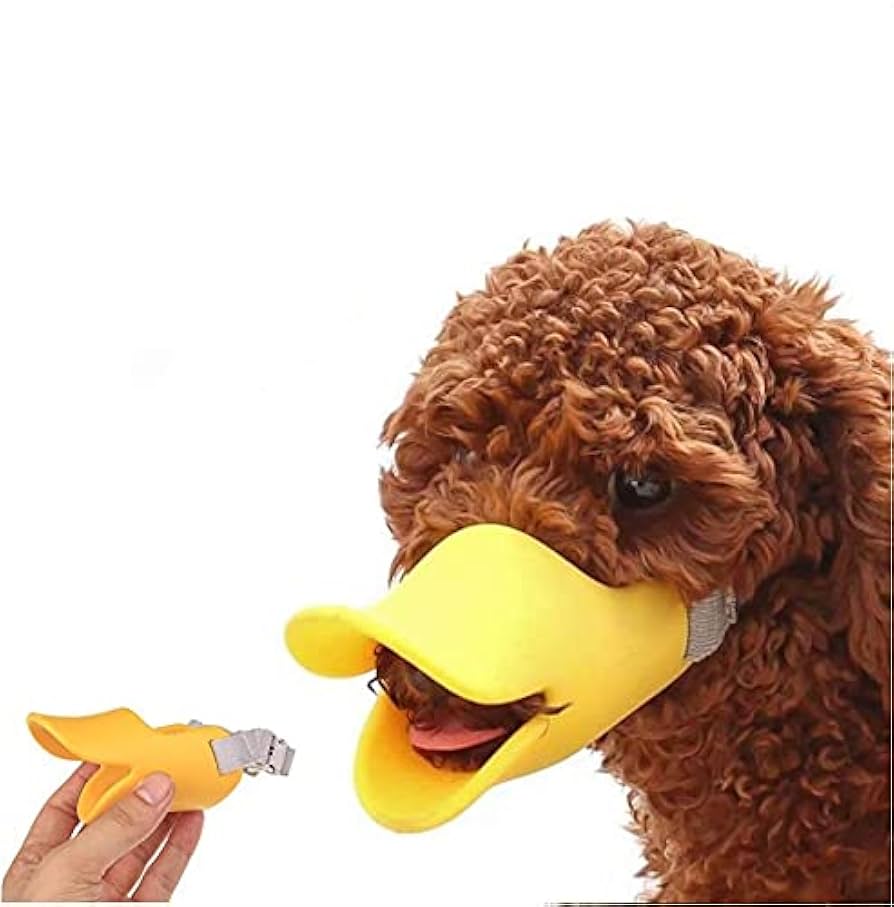 Amazon | MyMei ワンちゃんのしつけに アヒルさん口輪 口輪に