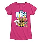 HYBRID APPAREL - LOL Surprise! Dolls - BFF Vibes w/Queen Bee, Deva, & Neon QT - Toddler & Youth Girls Short Sleeve T-Shirt - Size Large