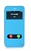 iPhone 6 Plus case, FYY Magnetic Cover Stand Case with Window View Function for Apple iPhone 6 Plus (5.5-inch screen) Cyan