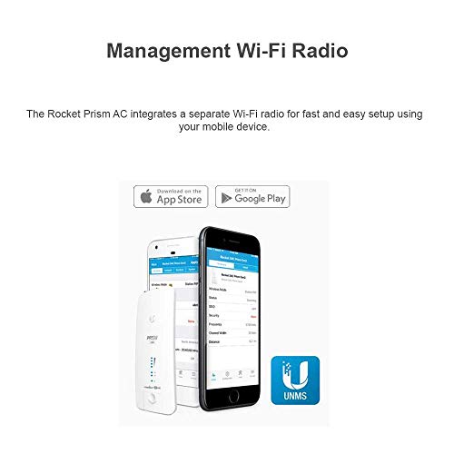 Image of Ubiquiti Networks AirPrism BaseStation RP-5AC-GEN2-US 5GHz AC with 10dBi Omni Antenna (US Version)