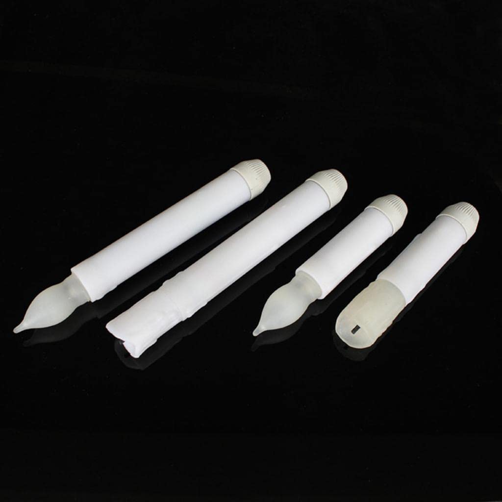 100 Pieces 165mm Tall Electric LED Candle Flameless Candle for Party Decor A | Candles | Home Dacor-image-42