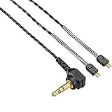 Westone Epic Twisted Audio Cable - 2-Pin Connection + Aramid Fiber Reinforcement, 3.5 MM Stereo Plug - 52 Inches, Black