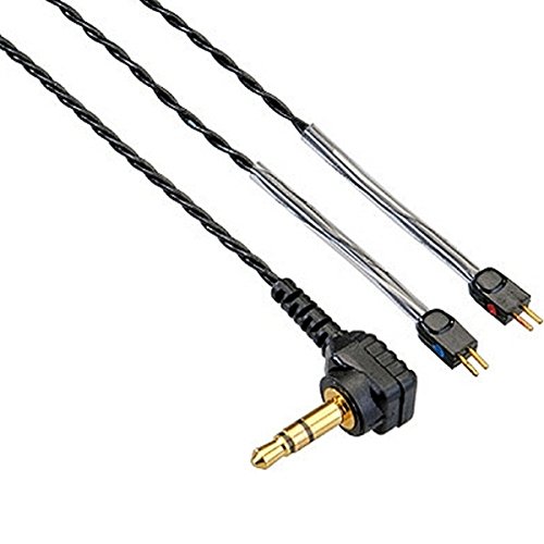 Westone Audio Epic Twisted Audio Cable - 2-Pin Connection + Aramid Fiber Reinforcement, 3.5 MM Stereo Plug - 52 Inches, Black