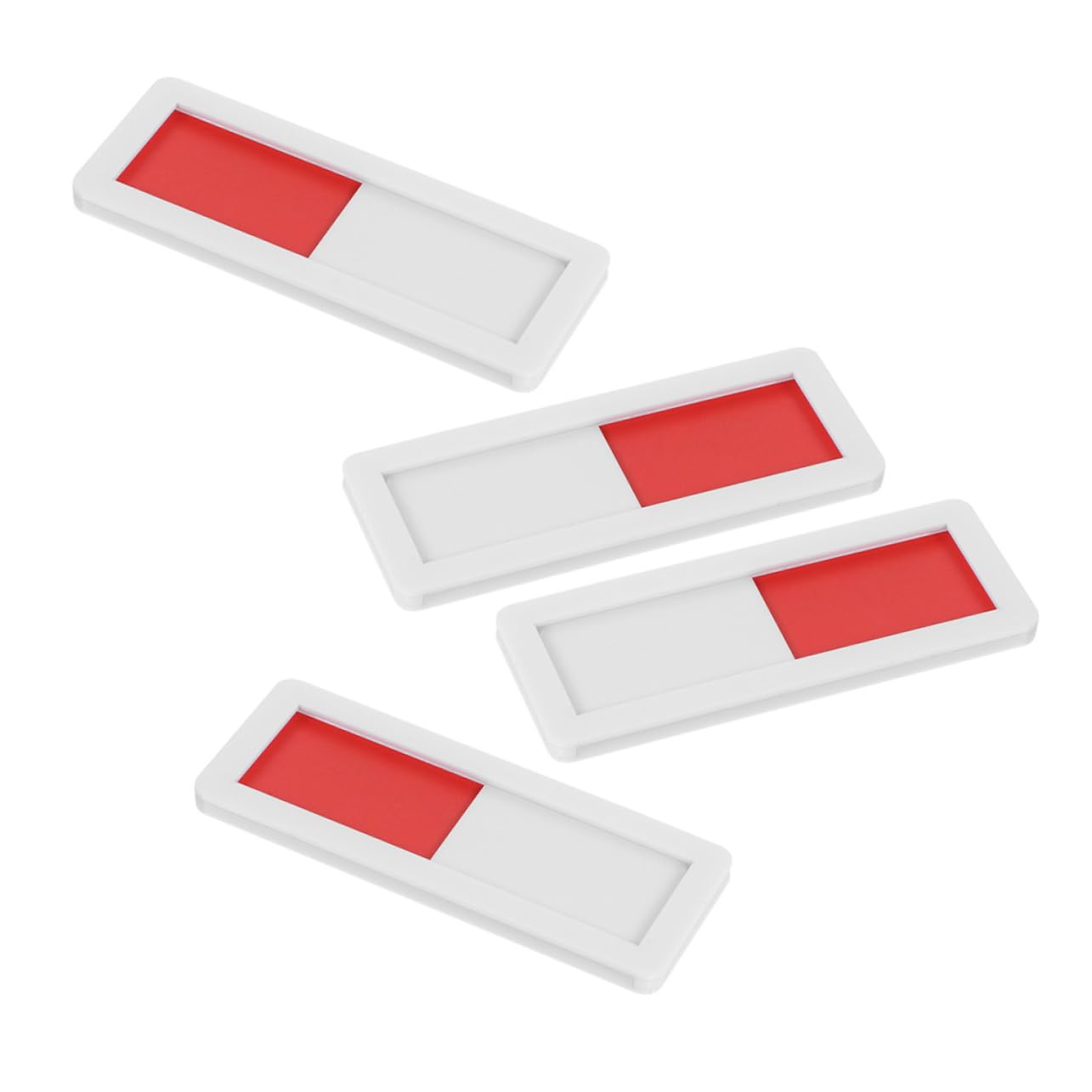 SHINEOFI 5 Juegos De Letreros Con Ganchos Deslizantes Para Puerta Indicador De Privacidad Para Sala De Reuniones Adhesivo Para Puerta De Baño Letrero En Uso 4 Unidades X 5