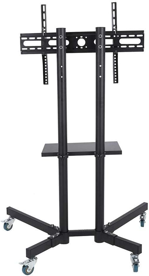 Soporte móvil para TV con ruedas ajustable para pantallas planas