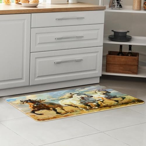 Tapis de cuisine antidérapants lot de 2 grand format absorbant lavable - 7