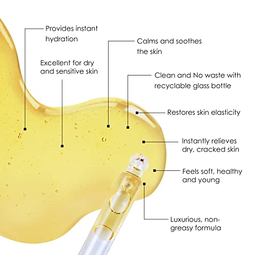 La Maxime Chemical Free, Natural Organic Vegan Best Body Oil After Shower For Glowing Skin, Anti-Aging With Vitamins A C E For Wrinkle Repair & Soothing Hydrating Body Oil For Extremely Dry Aging, Mature, Sensitive Atopic Eczema Skin Conditions For Women And Men Over 30 40 50 60 (3.4 Fl Oz) #TOP4