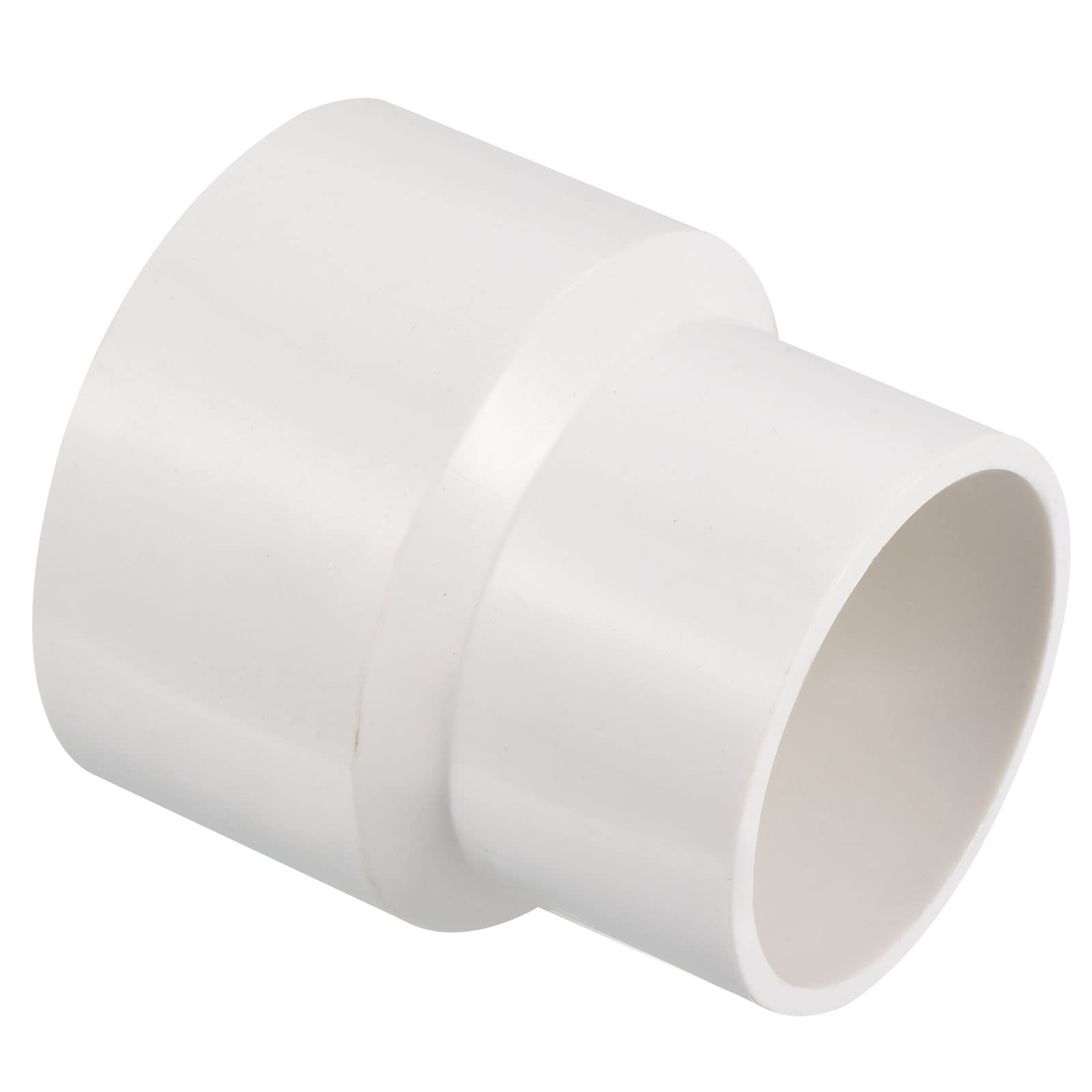 PATIKIL PVC Reductor Tubo Montaje 50x32mm, 3 Paquete Recto Acoplamiento Adaptador Conector, Gris — view 21