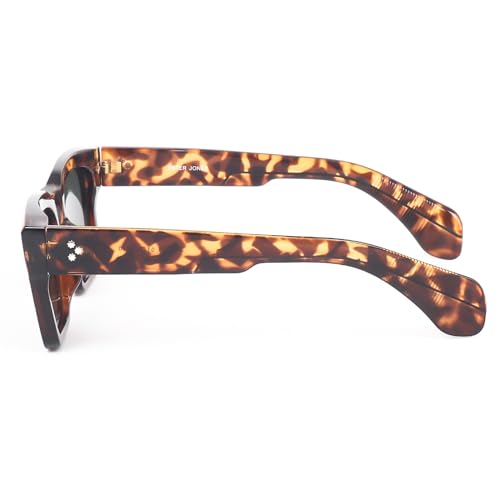 Image of Peter Jones I Zero Power Blue Cut Computer Glasses I Retro Square Shape I Gaming Glasses I UV Protected & Blocks Harmful Rays I Men & Women I Large Square 3804