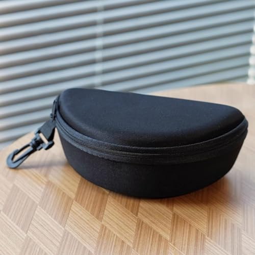 Étui à lunettes LAPADULA avec fermeture éclair épaisse et coque rigide