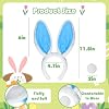 KHC-KHF Easter-Headband Bunny-Headbands Halloween Plush Rabbit Ear Costume Bunny Headband Tail Accessories Party Makeup Birthday Favors s Adult Headwear