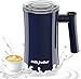 Produktbild 350ML Milchaufschäumer,400W Elektrischer Milchaufschäumer mit kalter und heißer Funktion, Schaumbildner, Automatische Aufhören für Milch, Kaffee, Cappuccino, Macchiato, Heiße Pralinen