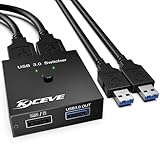 YOUTINGHDAV Switch USB 2 PC USB 2.0 2 in 2 out per condividere mouse, tastiera, stampante, disco U tra 2 computer