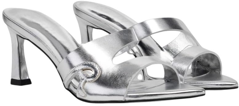 Replay Anais Crack, Sandalia Mujer, 050 Silver, 39 EU