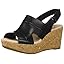 Clarks Women's Annadel Ivory Wedge Sandal, Sand Nubuck, 7.5 Wide : Buy Online at Best Price in KSA - Souq is now