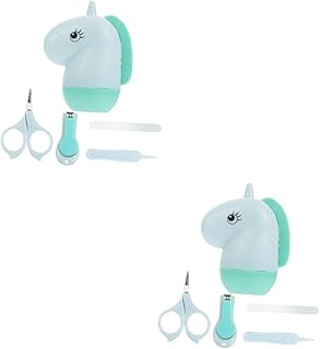 Toyvian Conjunto De Tesouras Para Unhas De Bebê 8 Peças Aparador De Unhas Infantil Kit Para Bebês Kit De Cuidados Com As Unhas Cortador De Unhas Para Bebês Pinça De Metal Para Unhas