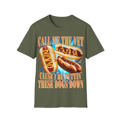 T-shirt Call Me The Vet unisexe imprimé humour en coton confortable
