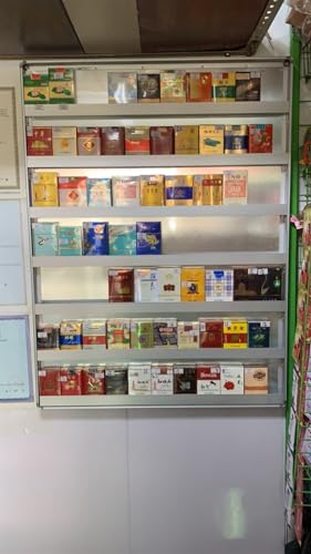 Présentoir à cigarettes en aluminium pour optimiser les comptoirs de vente