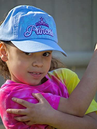 Popfizzy Princess Hat, Bling Baseball Cap, Sparkle Crown Baseball Hats for Girls, Cotton Ballcap, Adjustable2
