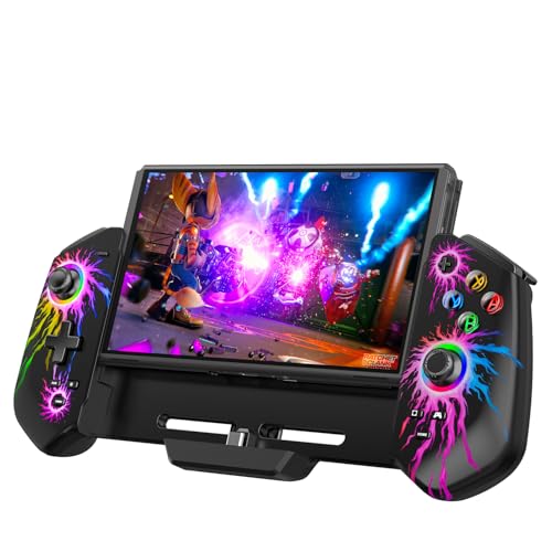 Ya en mundofriki.es: HELLCOOL Efecto Hall Mando Pro para Nintendo Switch/OLED,Reemplazo de Mando Joypad de Una Pieza para Switch Pro,Controller con Turbo/Programable/6-Ejes/Vibración/RGB/4 Ranuras para Tarjetas