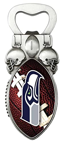 Rico Industries Football Bottle Opener Magnet, Multi