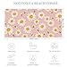 Daisy Flowers Printed Beach Towel Lightweight Swim Surfing Towels for Pool Travel Vacation 160x80cm