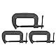 3Pcs G-Clip C-Clamp Eisen Clamp Starke F-Clamp Holzbearbeitung Fixture Clamp G-Typ Holzbearbeitung F-Clamp Zubehör Desktop-Arbeitstische Clamp
